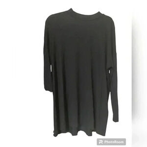 Eileen Fisher dropped shoulder long sleeve crew dress